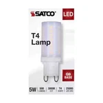Satco S11236 - 5 Watt Jcd T4 Led Bulbs G9 Frost 3000k ( 5, 10 Or 20 Pack). Fixed Price $39.75.