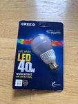 Cree Soft White Led 40w (8.5w) Dimmable Bulb 2700k/450 Lumens/93 Cri Usa Made. Fixed Price $29.99.