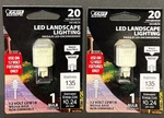 (2 Pack) Feit Led Landscape Low Voltage 12v 20w/2.5w Wedge Lamp Light 180 Lumens. Fixed Price $9.95.