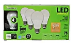4 Bulbs 75w Equivalent Led Dimmable Energy Star Saving Light Bulb Sunrise. Fixed Price $6.00.