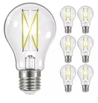 6 Pack Satco S12415 Led Filament Bulbs 120v 8w 60w A19 Medium E26 Dimmable 3000k. Fixed Price $28.98.