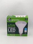 4xnew Greenlite Br30 Light Bulbs 8w Led 65w Dimmable 3000k 670 Lumens New In Box. Fixed Price $6.99.
