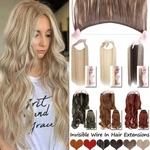 Us Wire In Hair Extensions Elastic Band Secret Miracle Ring Natural As Human. Fixed Price $15.94.