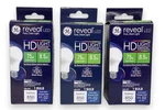 Ge Reveal Hd+led 75-watt Replacement A19 Light Bulbs, Dimmable, Set Of 3. Fixed Price $13.99.