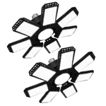 Audles 2 Pack Led Garage Light, 240w 24000lm 6500k Shop Lights, Li.... Fixed Price $48.82.