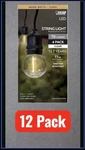 12 Packs (48) Feit G16 E26 (medium) Filament Led Bulbs Warm White 11 Watt Eq. Fixed Price $119.99.
