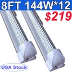 Prime Lights 8' Led Shop Light Fixture 8ft 144w T8 Tube V-shape Linkable. Fixed Price $219.99.