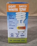 Satco S8203 13w Bi Pin Gu24 Base Mini Spiral Cfl Light Bulb Soft White. Fixed Price $10.99.