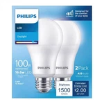 Philips 554600 Daylight 100w Equivalence A19 E26 Base 1500 Lm. 120v Led Bulb. Fixed Price $14.61.
