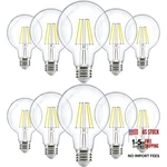 Sunco 10 Pack G25 Led Light Bulbs, Filament Count (pack Of 1) White - 4000k. Fixed Price $47.19.