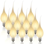 Meonum 12 Pcs Silicone Dipped Candle Light Bulbs, Led .... Fixed Price $26.64.