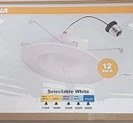 (12 Pack) Sylvania Rt5/6 Inch 65 W Retrofit Downlights Dimmable Led Recessed. Fixed Price $29.99.