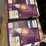 4x Philips 40w Replacement 3.8w Ba11 Tunable White Smart Wifi Led Bulb 7231. Fixed Price $26.00.