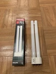 Philips Compact Florescent Light Bulb Pl-l 18w 35 4 Pins 2g11 Base 1200 Lumen. Fixed Price $15.99.