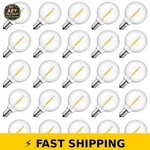 Brightown G40 Led Bulbs 25 Pack E12 Base 2200k Warm White Dimmable. Fixed Price $35.99.