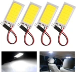 Ym E-bright 4-pack Super White Cob 18-smd Led Panel Dome Lamp Car Interior. Fixed Price $26.27.