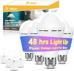 Neporal Lite Emergency Rechargeable Light Bulbs A19, Up To 48 Hrs, Battery. Fixed Price $29.95.