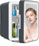 Bogda Mini Skincare Fridge (4 Liter/6 Can) With Dimmable Led Light Grey. Fixed Price $78.40.