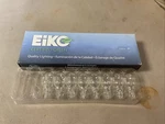 Box Of 8 New Eiko 939 6v .9a/t-5 Wedge Base Miniature Light Lamp Bulbs. Fixed Price $24.95.