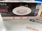 Lot Of 6 - Halco Inch 12w 5000k Led Retrofit Downlight Replaces 65w 120v. Fixed Price $79.00.