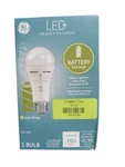 Ge Lighting Led+ Backup Battery Led Light Bulb 60 Watt Soft White A21. Fixed Price $17.99.