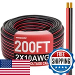 Energeaster 10 Gauge Wire 10awg Automotive Electrical Cord 200ft 2 Conductor. Fixed Price $90.10.