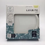 Nip Luxrite 5" Surface Mount Led Ceiling Light 10w 600 Lumens Dimmable White. Fixed Price $12.99.