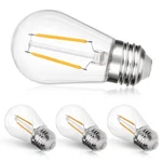 Addlon Led Replacement Bulbs 2w S14 4 Pack Waterproof E26 Screw Base For Outd.... Fixed Price $16.93.