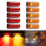 Gooacc 3.9inch Marker Light 10pcs Red Amber 3led Front Rear Red/amber. Fixed Price $54.66.
