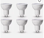Amazon Basics Mr16 Led Bulb, 50w Equivalent, 7w, Gu10 Base, 3000k, Dimmable, 6-p. Fixed Price $15.99.