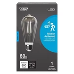 Feit St19 E26 Led Motion Activated Bulb 8.8w 60w Equiv 5000k Daylight. Fixed Price $35.22.