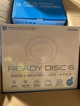 American Lighting Rd6-30-wh Ready Disc 6 3000k Inch 15w Led Dimmable Pack. Fixed Price $30.00.