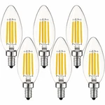 6-pack Luxrite E12 Led Bulb 60w Equivalent 2700k 550lm Dimmable Candelabra. Fixed Price $32.99.