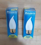 2 Ct: Bulbrite Flame Tip Frosted 25 Watt 130v Torpedo Chandelier Bulb Lamp Save!. Fixed Price $13.88.