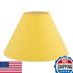 Aspen Creative Empire Uno Lamp Shade, Golden Yellow Washi, 4x10x7 Inch. Fixed Price $80.02.