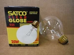 Satco Clear Globe 25w S3447. Fixed Price $8.61.