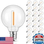 Mlambert G40 Led Bulbs E12 Candelabra 1w (5w Equiv) Waterproof Clear Globe 25-pa. Fixed Price $32.38.