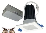 Recessed Led Downlight Square White Modern Indoor Hardwired Kitchen Bathroom. Fixed Price $29.99.
