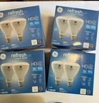 Ge Refresh 65w (10.5w) Indoor Floodlights 8 Bulbs Br30 Hd+ Pure Clean Light Dims. Fixed Price $24.95.