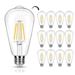 Winsaled 12 Pack Dimmable Led Light Bulbs 40 Watt Equivalent, St19 Vintage E2.... Fixed Price $64.58.