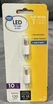 Great Value Led Landscape Lighting T3 2pk 10 Watt Equiv G4 Base Cabinet. Fixed Price $11.89.
