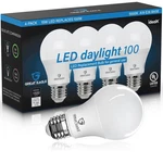 Great Eagle A19 Led Light Bulbs 100w Equivalent (15w), Daylight 5000k, 1500 Lu. Fixed Price $11.70.