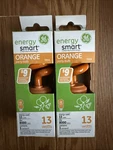Ge Lighting 78958 Energy Smart Cfl Party Light 13-watt Orange 2-pack Naranjado. Fixed Price $17.95.