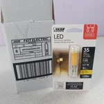 Lot 6 Feit Led Sconce Light Bulb 3.5w 35w G9 017801756364 Warm White 350lu New. Fixed Price $24.99.