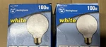 Westinghouse G25 Globe Bulb 100w 120v White 2 Bulbs.. Fixed Price $19.99.