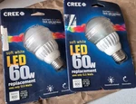 Cree Soft White Led 60w Dimmable Bulb 2700k/800 Lumens Set Of 2. Fixed Price $16.45.
