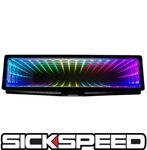 Sickspeed Rgb Galaxy Mirror Led Light Clip-on Rear View Wink Rearview. Fixed Price $39.99.