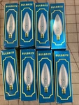 Chandelier Bulb European Base 25 Watt Torpedo Tip Bulbrite 2500 Hours Nos Lot 8. Fixed Price $20.00.