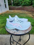 Asics Gt-2000 12 1012b506 Pure Aqua/white Running Shoes Sneakers Women Size 9.5. Fixed Price $59.99.