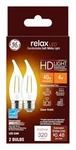 Ge Lighting 234671 4w Soft White Cam Led Light Bulb - Clear, Pack Of 2. Fixed Price $4.99.